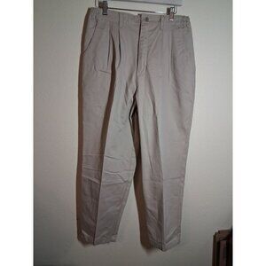 VTG Lee Khakis Pants Pleated Front Business Casual Women's Size 16 Petite